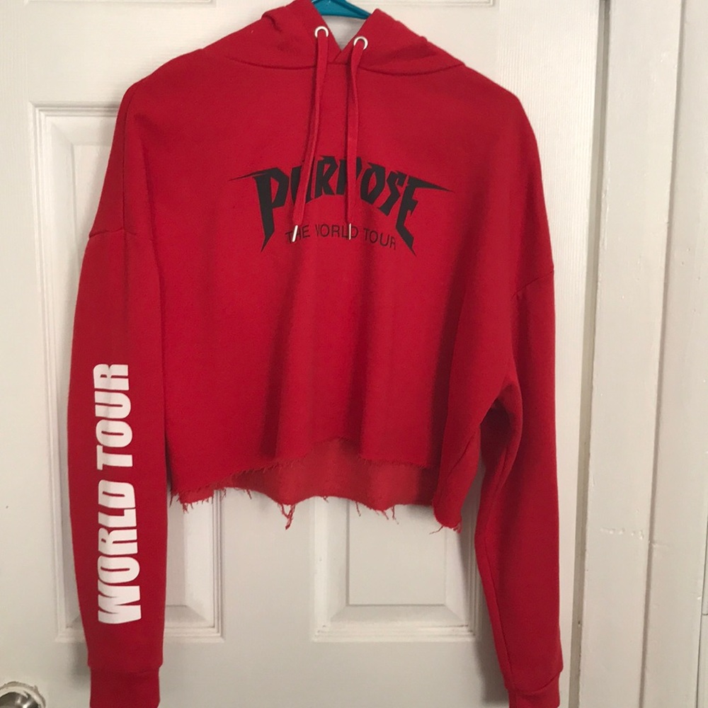 Cropped Hoodie (Justin Bieber Purpose Tour)